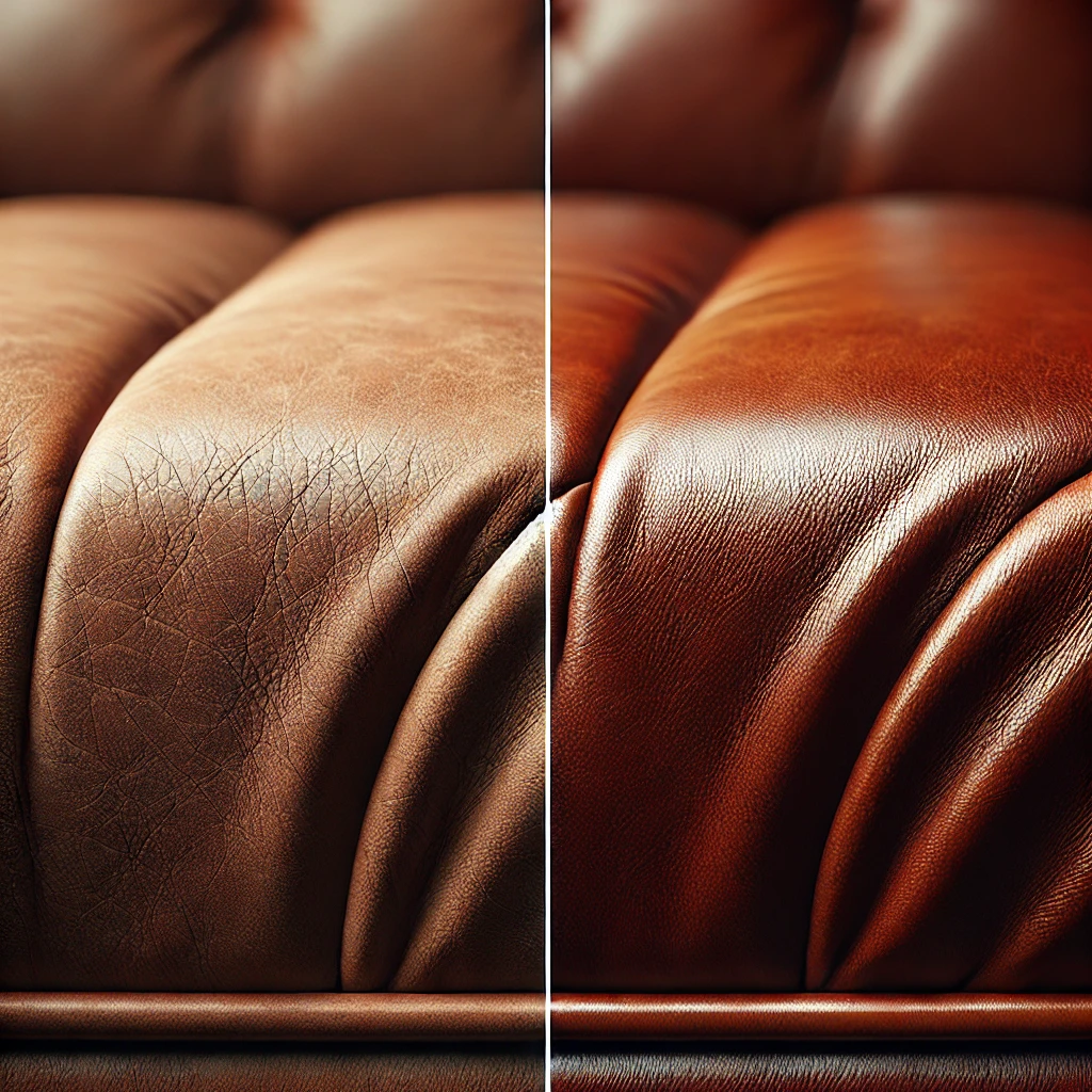 coloration d'un fauteuil en cuir