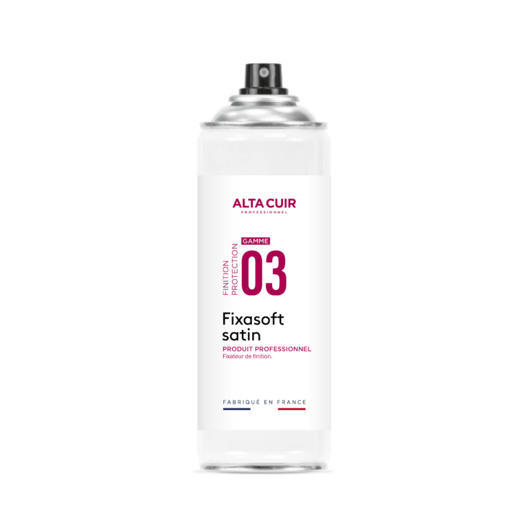 Vernis fixateur cuir Fixasoft finition satinée Alta Cuir