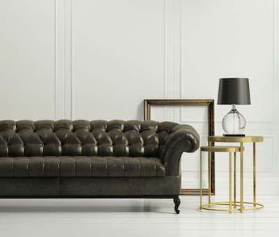 Canapé en cuir chesterfield
