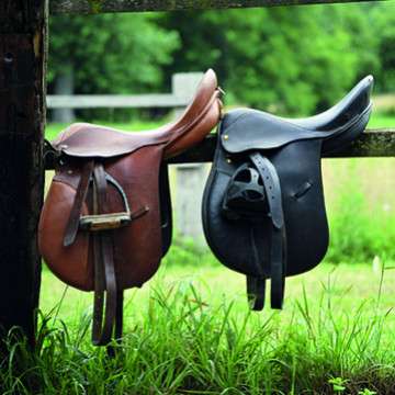 selle d'équitation en cuir